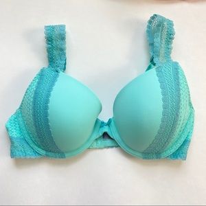 Aerie Teal Bra Size 32C Lace Like New